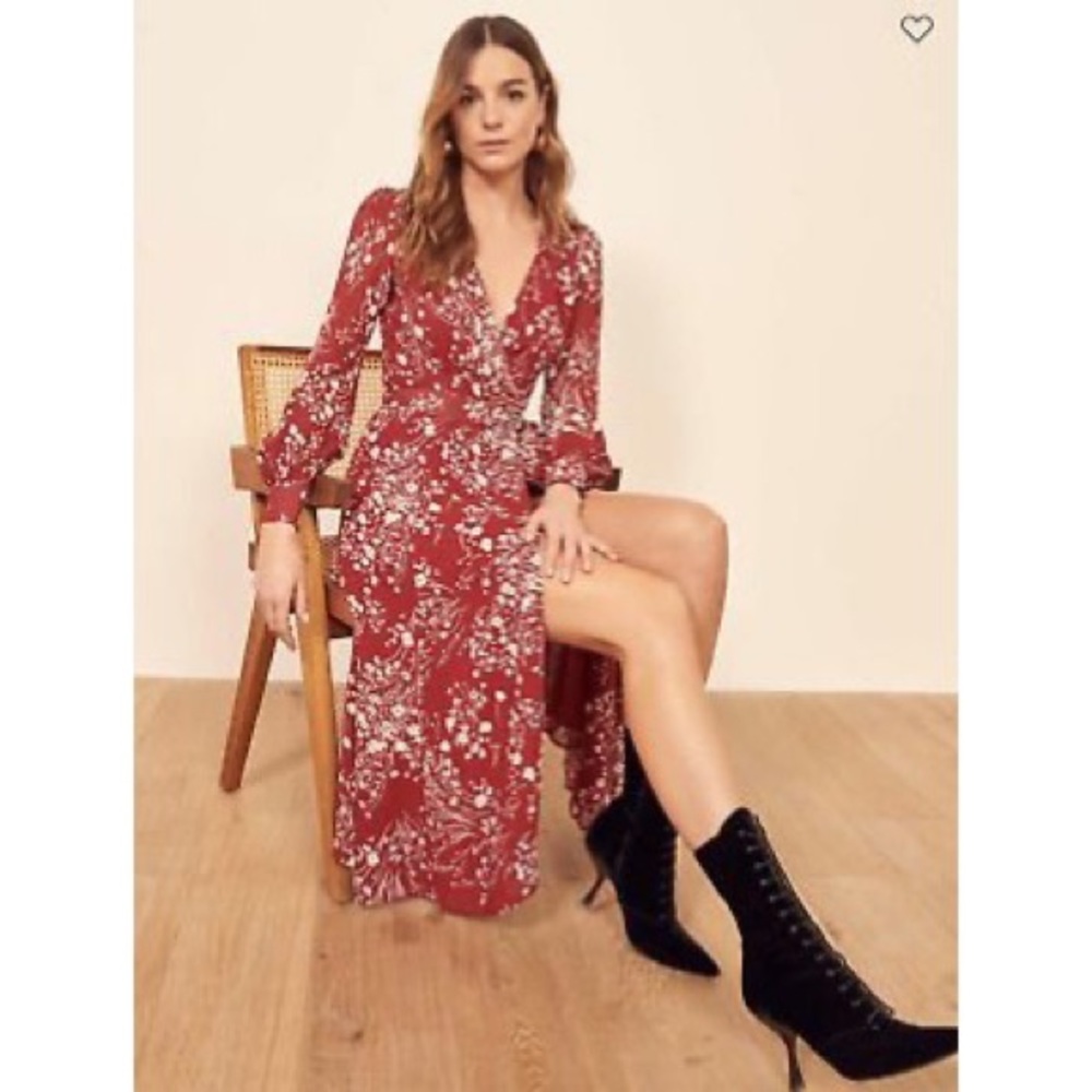 Reformation Susanna Wrap Dress